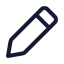 Edit icon with stroke standard style