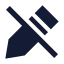 Editoff icon with solid sharp style