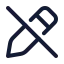 Editoff icon with stroke rounded style