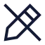 Editoff icon with stroke sharp style