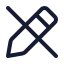 Editoff icon with stroke standard style