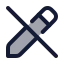 Editoff icon with duotone rounded style