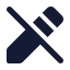 Editoff icon with solid standard style