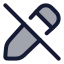 Editoff icon with duotone rounded style