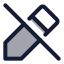 Editoff icon with duotone standard style