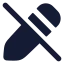 Editoff icon with solid rounded style