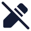 Editoff icon with solid standard style