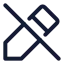 Editoff icon with stroke standard style
