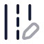 Editroad icon with twotone rounded style