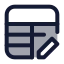 Edittable icon with duotone standard style