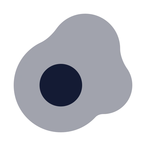 Egg Fried Icon in Bulk Rounded style