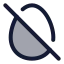 Eggoff icon with duotone rounded style