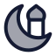 Eidmubarak icon with duotone standard style