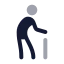 Elder icon with duotone standard style