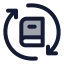 Elearningexchange icon with duotone standard style