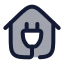 Electrichome icon with duotone rounded style