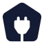 Electrichome icon with solid standard style