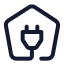 Electrichome icon with stroke standard style
