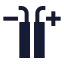 Electricwire icon with solid sharp style
