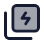 Electricitystack icon with duotone standard style