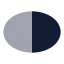 Ellipse icon with bulk rounded style