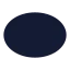 Ellipse icon with solid rounded style
