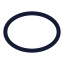 Ellipse icon with stroke standard style