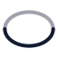 Ellipse icon with twotone rounded style