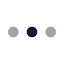 Ellipsis icon with bulk rounded style