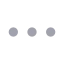 Ellipsis icon with duotone rounded style