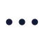 Ellipsis icon with duotone standard style