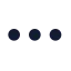 Ellipsis icon with solid standard style