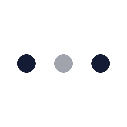 Ellipsis Icon in Twotone Rounded style
