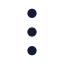 Ellipsisvertical icon with duotone standard style