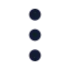 Ellipsisvertical icon with solid rounded style