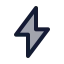 Energy icon with duotone standard style