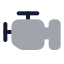 Engine icon with bulk rounded style