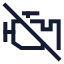 Engineslash icon with stroke sharp style
