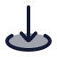 Enteringgeofence icon with duotone rounded style