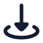 Enteringgeofence icon with solid rounded style