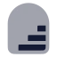 Entrancestairs icon with bulk rounded style