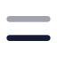 Equalsign icon with bulk rounded style