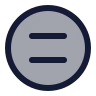 Equal Sign Circle icon preview