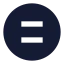Equalsigncircle icon with solid sharp style