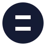 Equal Sign Circle icon preview