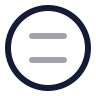 Equal Sign Circle icon preview