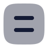 Equal Sign Square icon preview