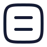 Equal Sign Square icon preview