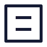 Equal Sign Square icon preview