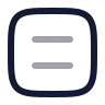 Equal Sign Square icon preview